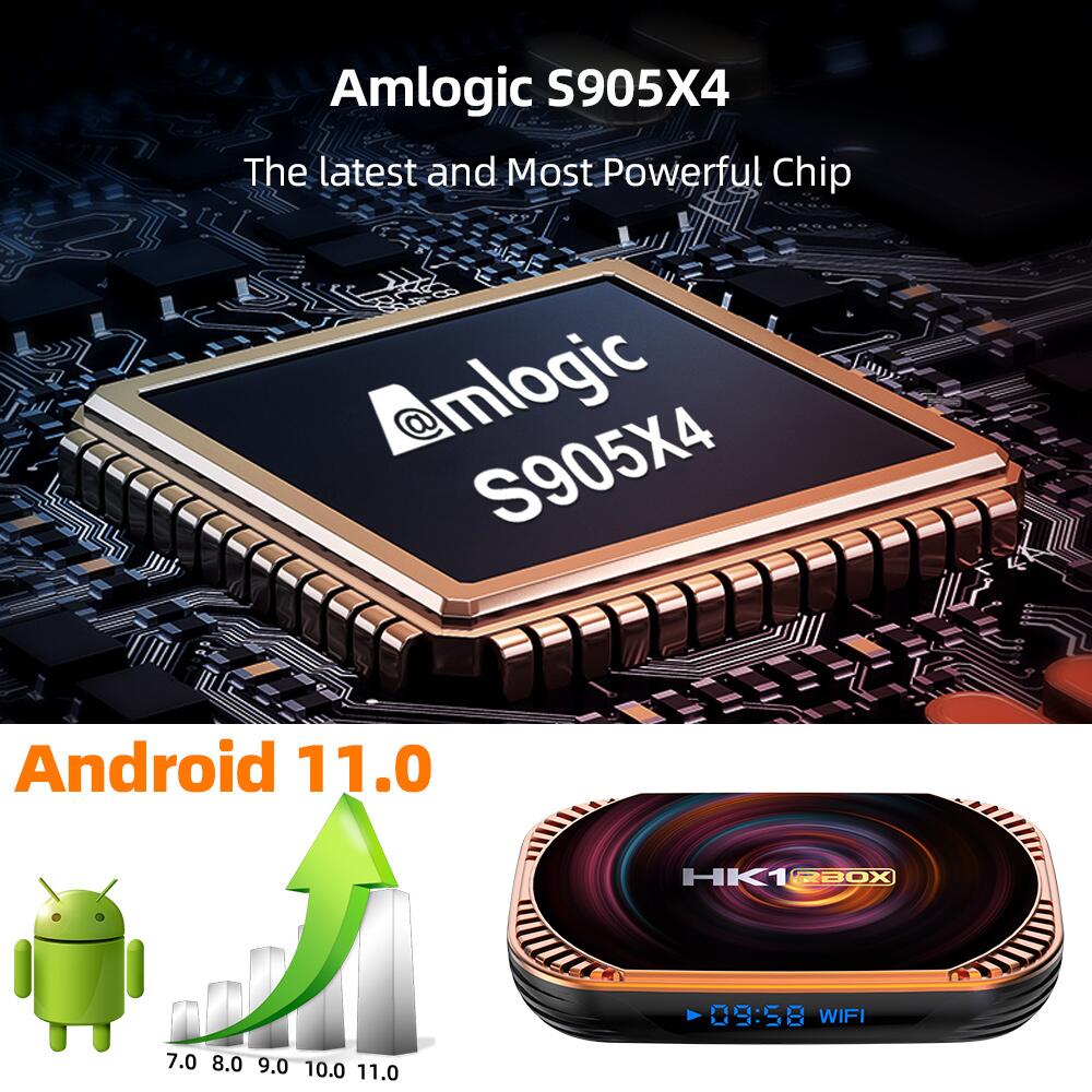 แนะนํา ล่าสุด - Amlogic S905X4 android กล่องทีวี