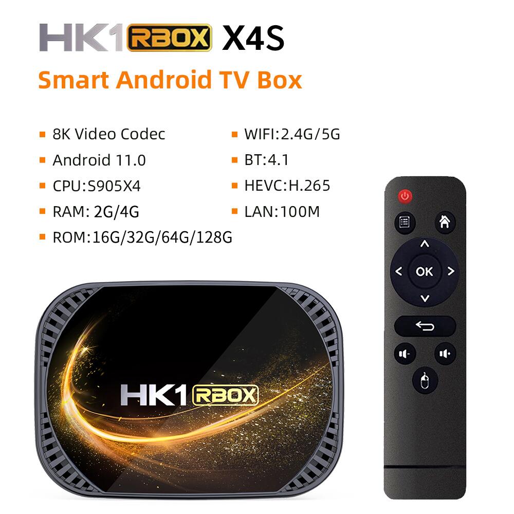 HK1 RBOX X4S amlogic S905X4 android tv box China manufacturer OEM