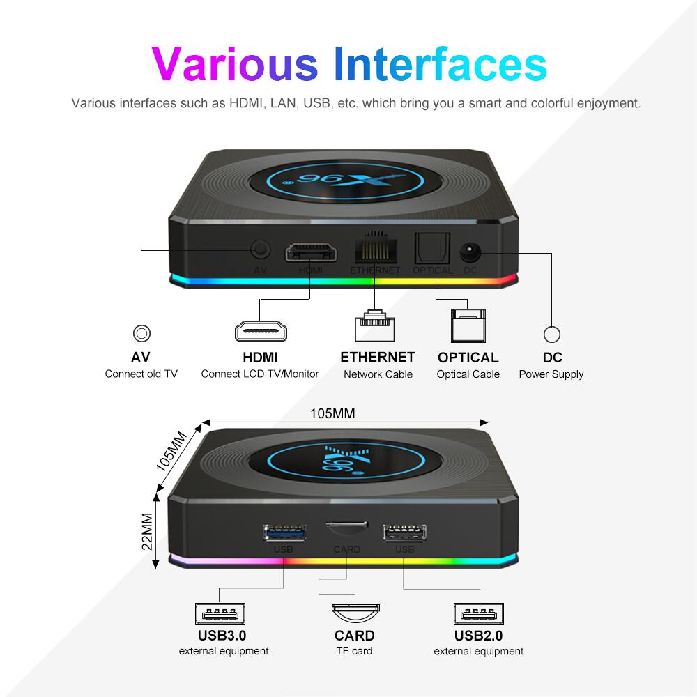 X96 X4 amlogic S905X4 lecteur de streaming Chine fabricant fournisseur