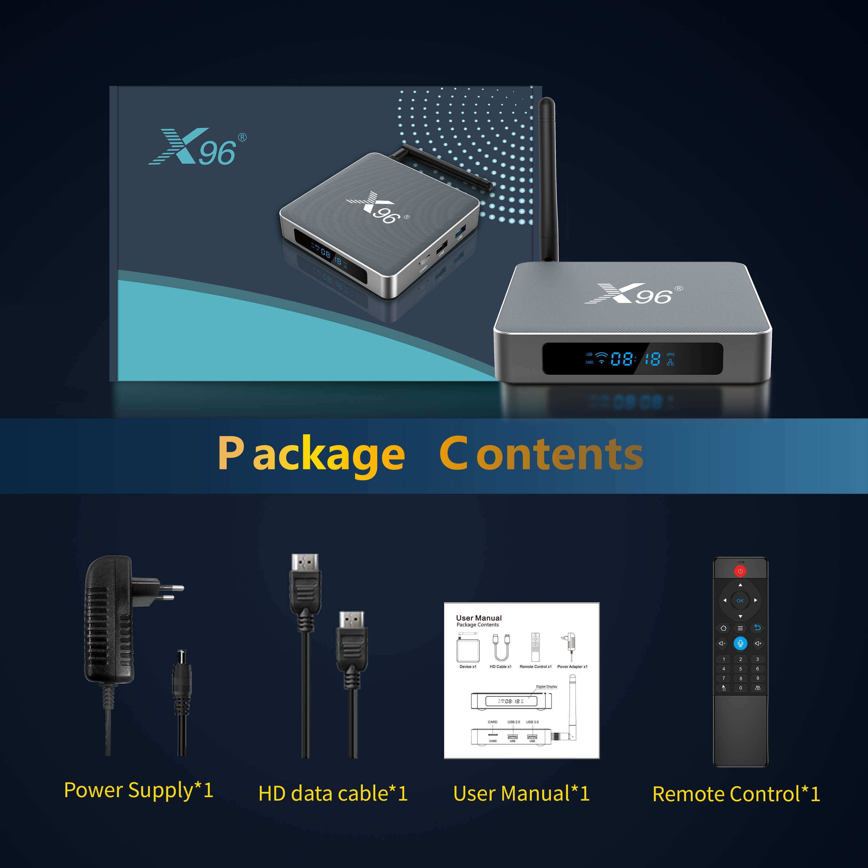 X96 X9 Amlogic S922X IPTV box China manufacturer supplier