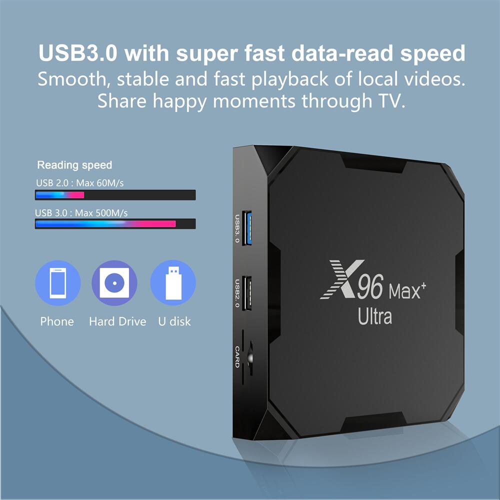 X96max+Ultra amlogic S905X4 ott tv box China manufacturer OEM