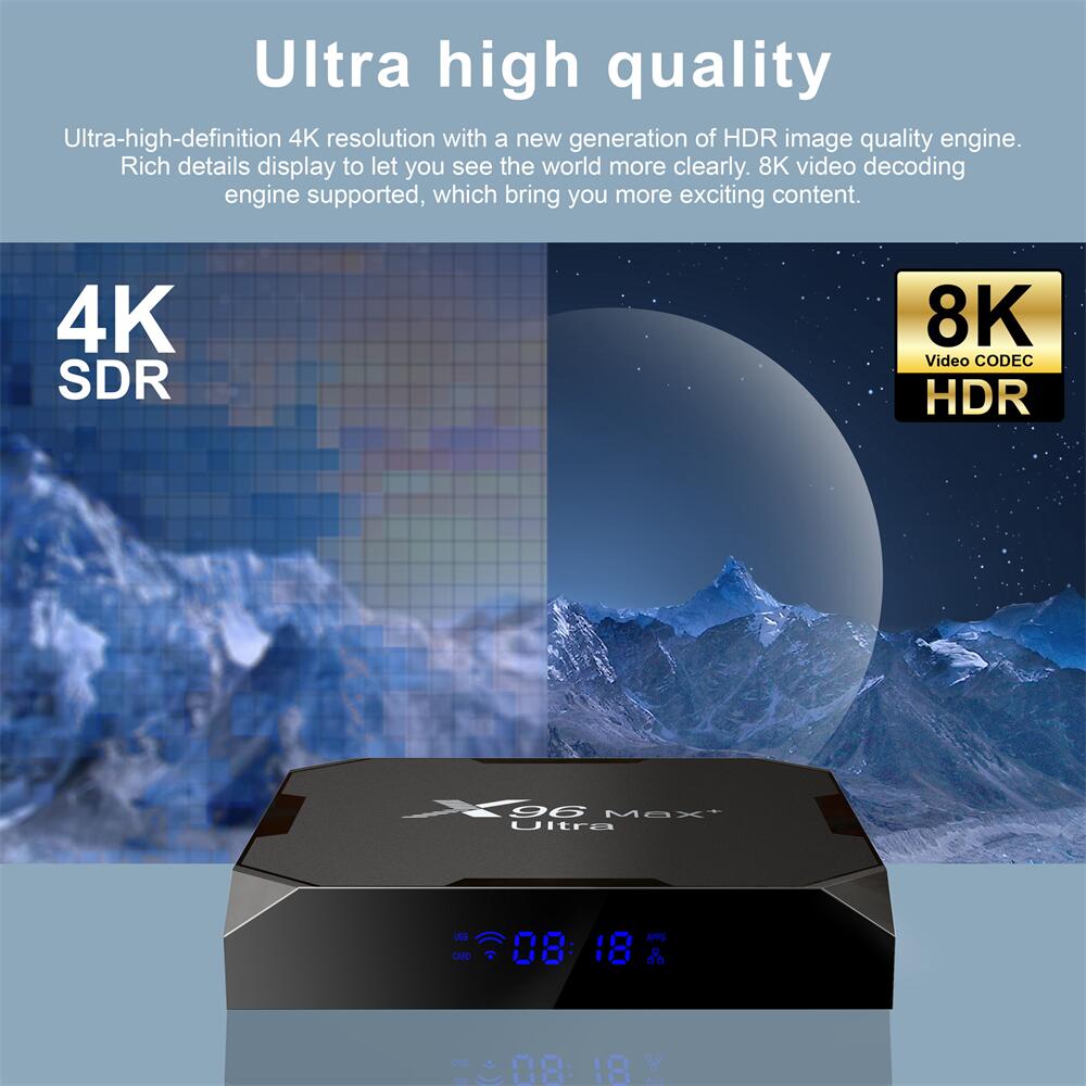 X96max+Ultra amlogic S905X4 ott tv box China manufacturer OEM