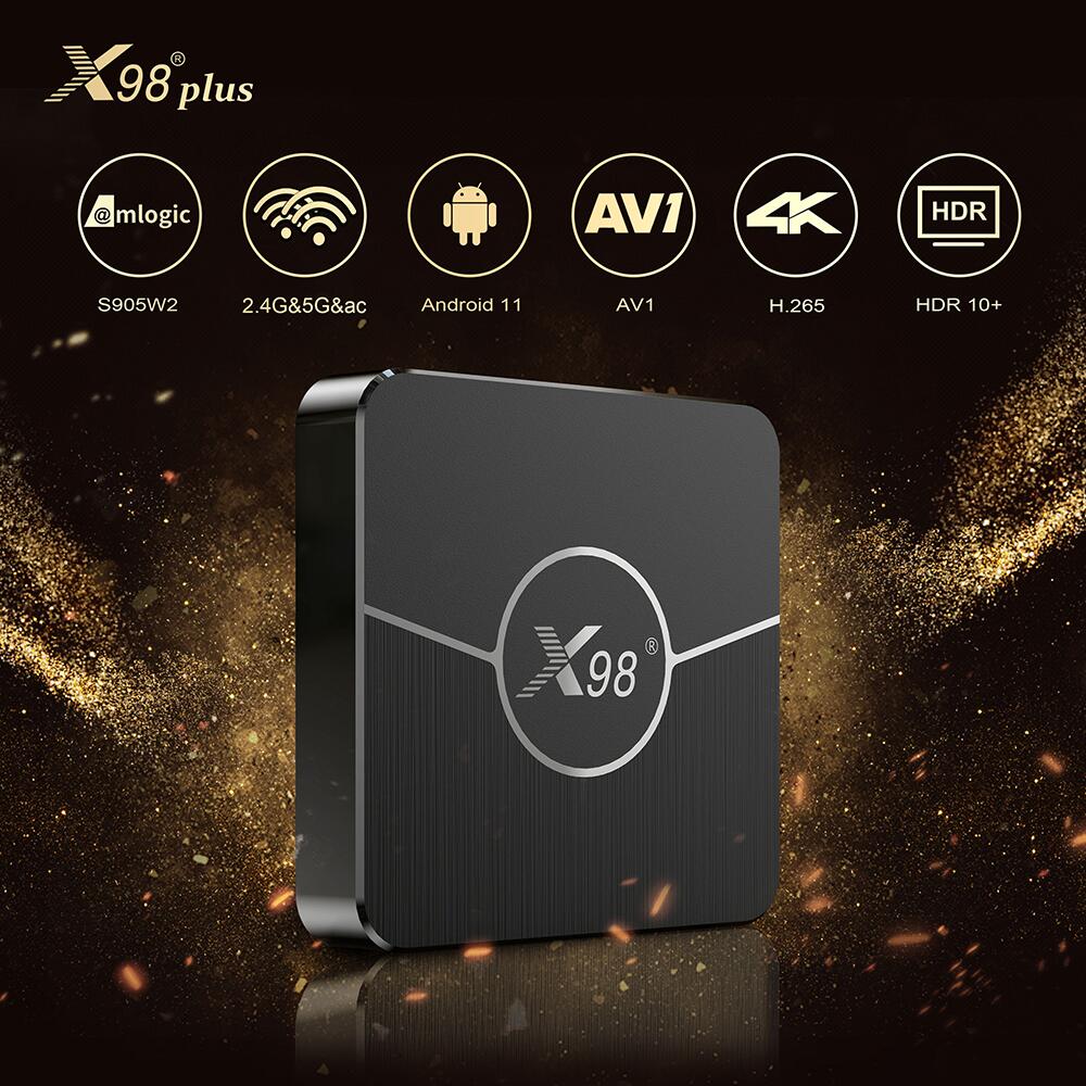 X98PLUS Amlogic S905W2 android tv box China manufacturer exporter