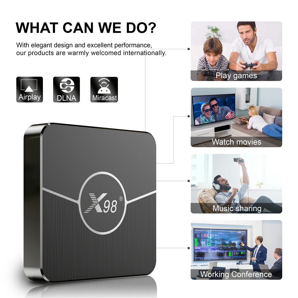 X98PLUS Amlogic S905W2 android tv box China manufacturer exporter