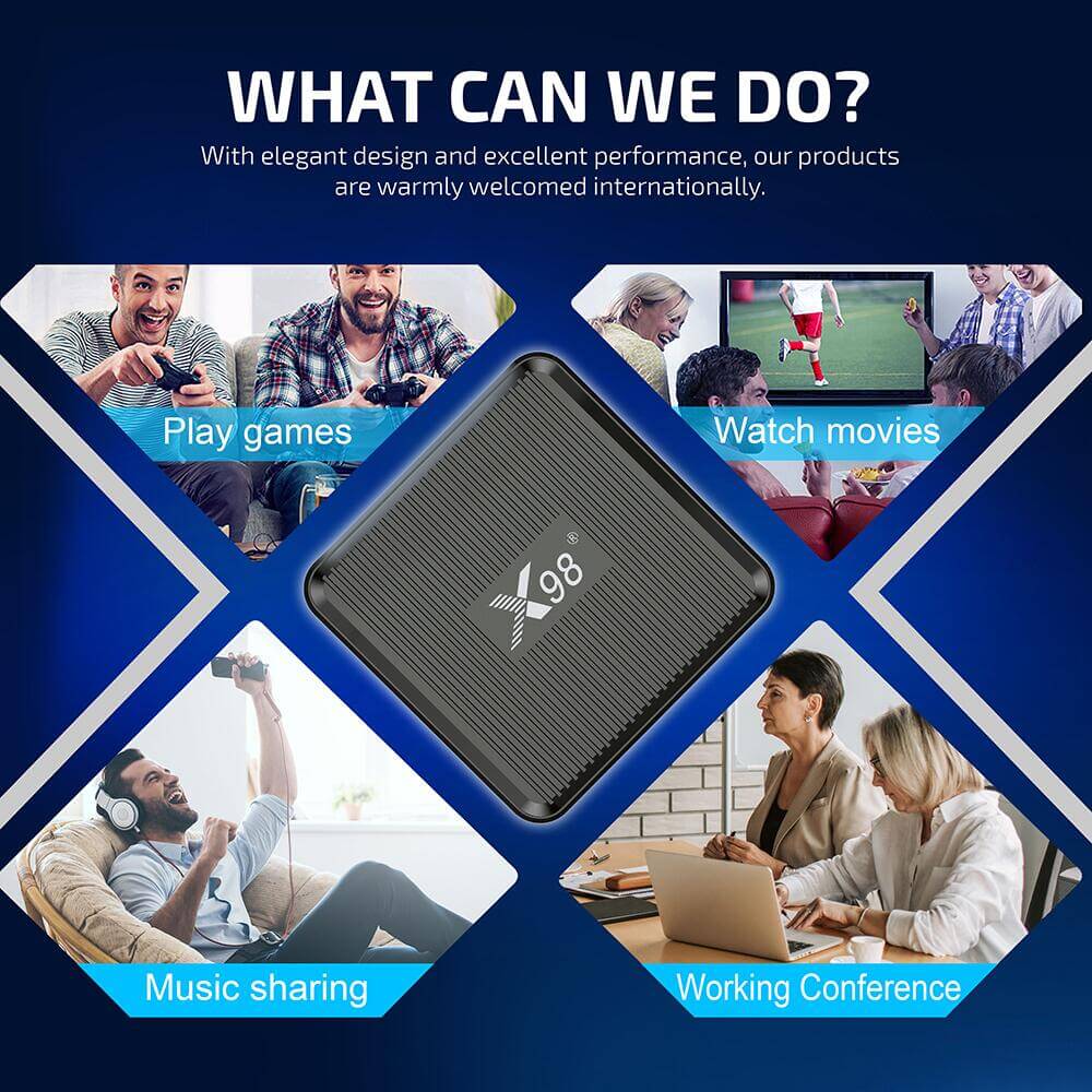 X98Q Amlogic S905W2 ott tv box China manufacturer ODM