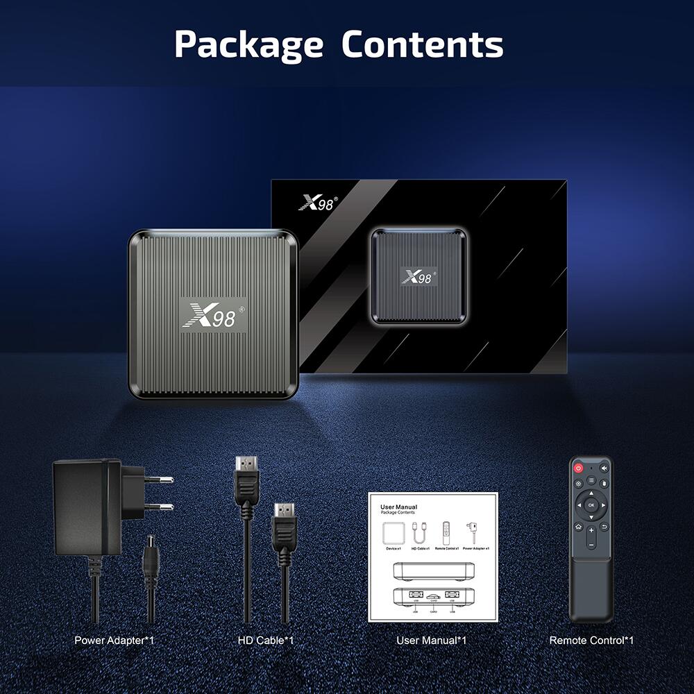 X98Q Amlogic S905W2 ott tv box China manufacturer ODM