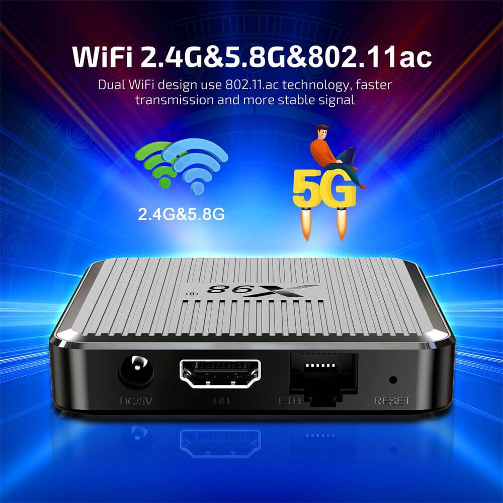 X98Q Amlogic S905W2 ott tv box China manufacturer ODM