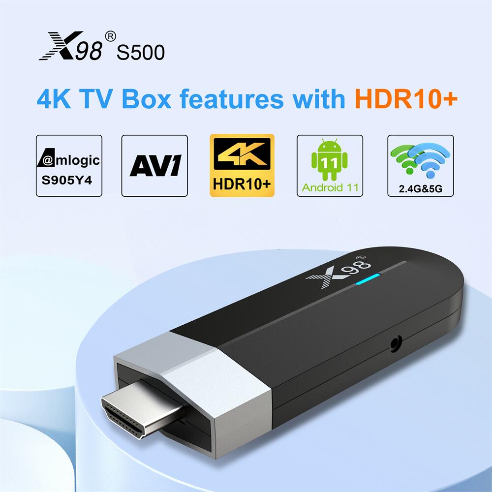 X98-S500 Amlogic S905y4 android tv stick China manufacturer ODM