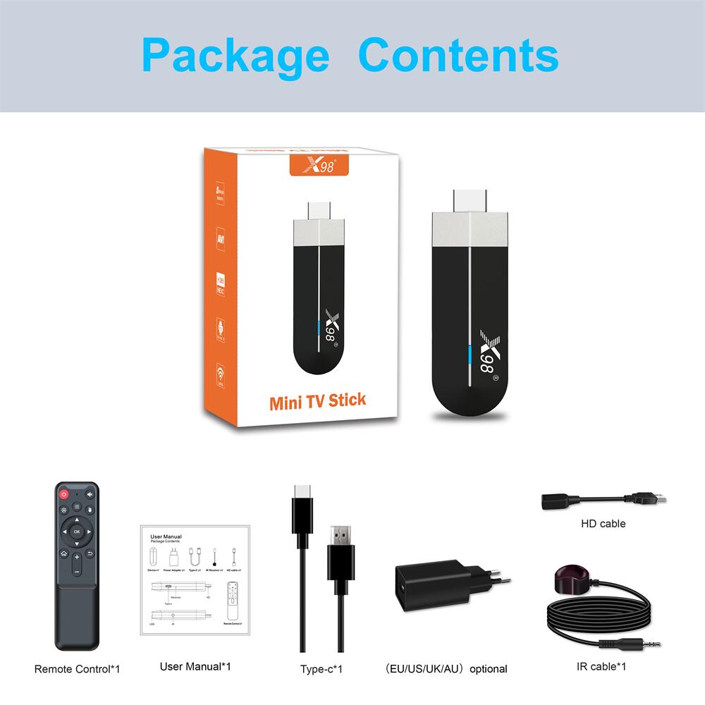 X98-S500 Amlogic S905y4 android tv stick China manufacturer ODM