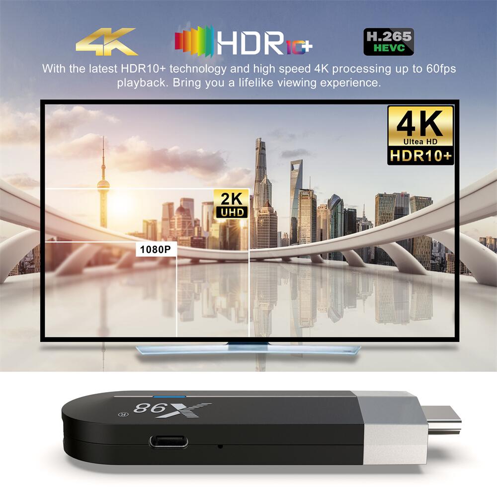 X98-S500 Amlogic S905y4 android tv stick China manufacturer ODM