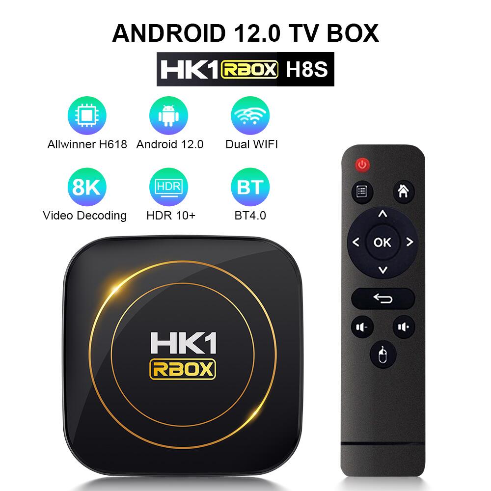 HK1 RBOX H8S Allwinner H618 smart tv box China manufacturer exporter