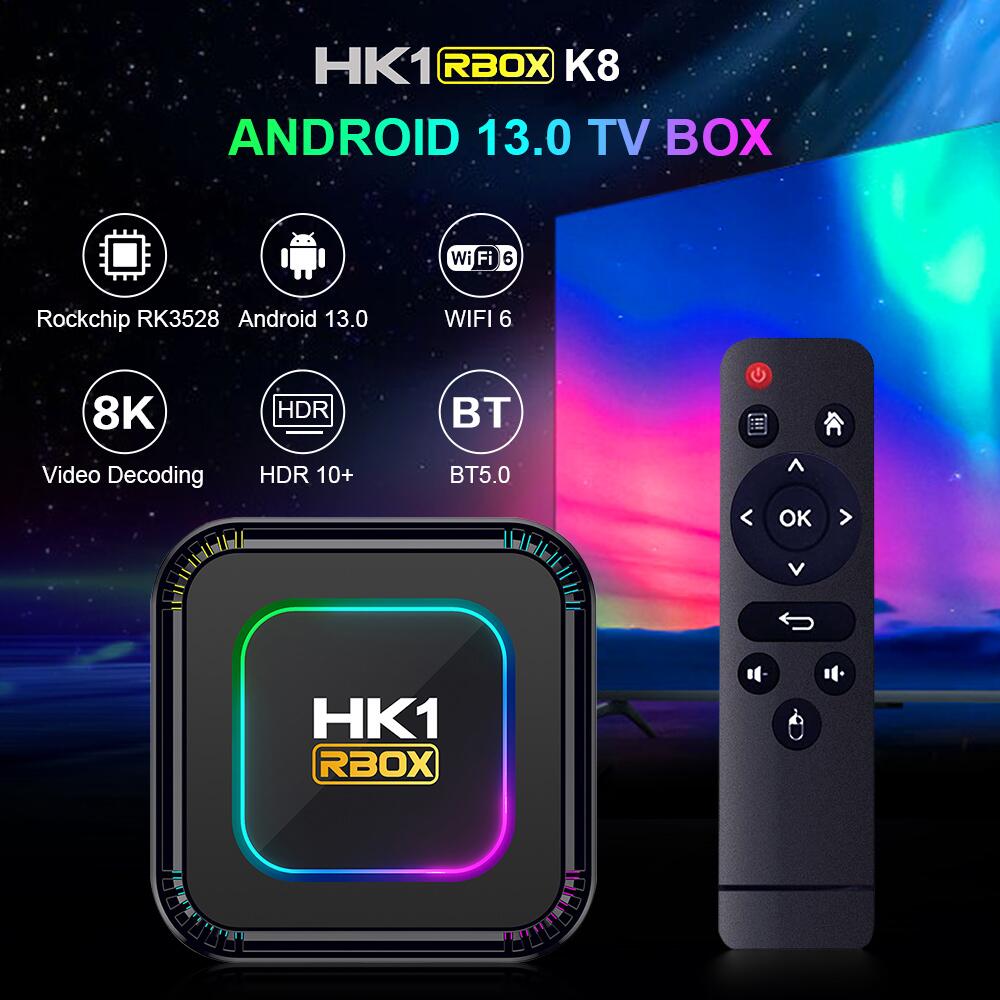 Hk1 K8 RockChip RK3528 android tv box China manufacturer OEM