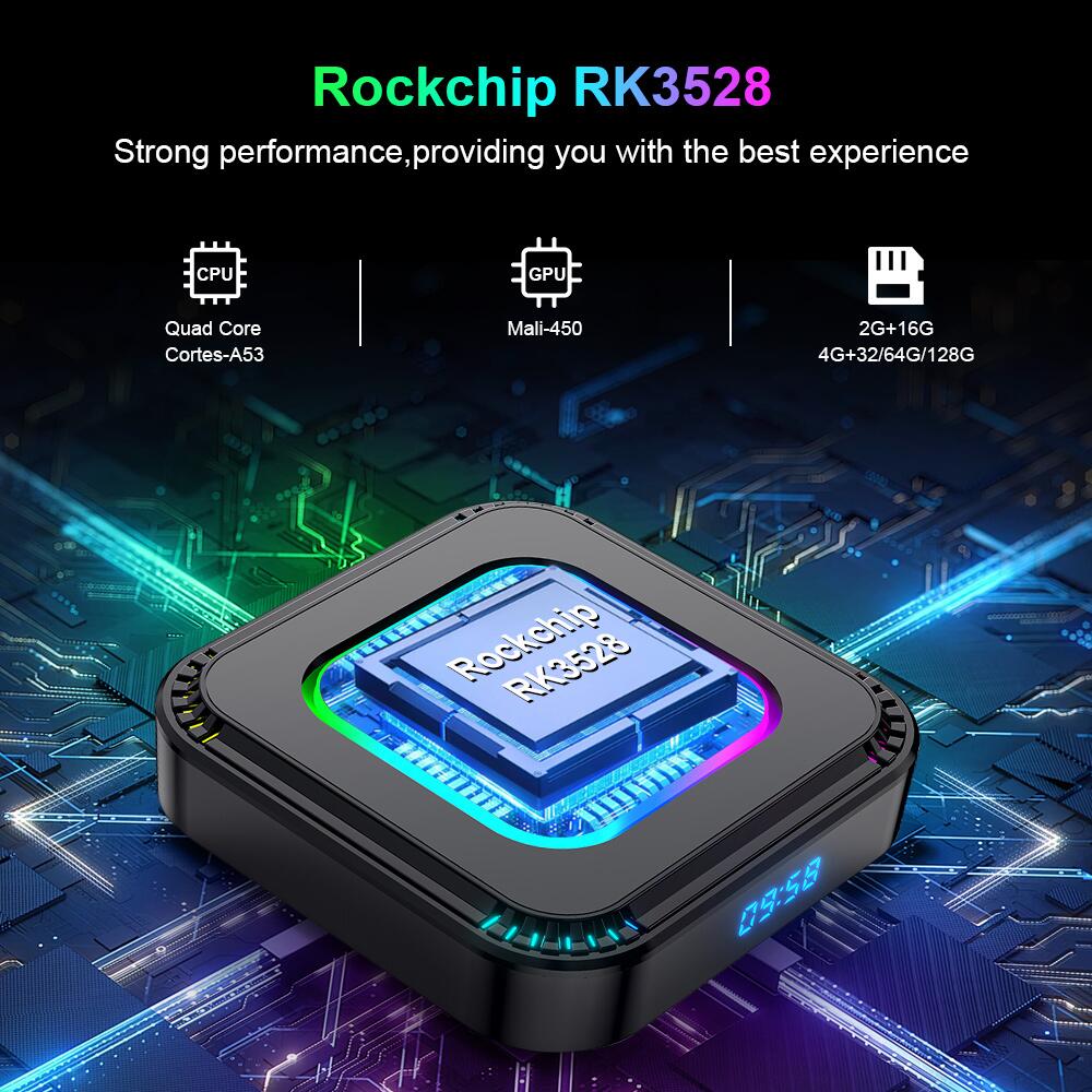 Hk1 K8 RockChip RK3528 android tv box China manufacturer OEM