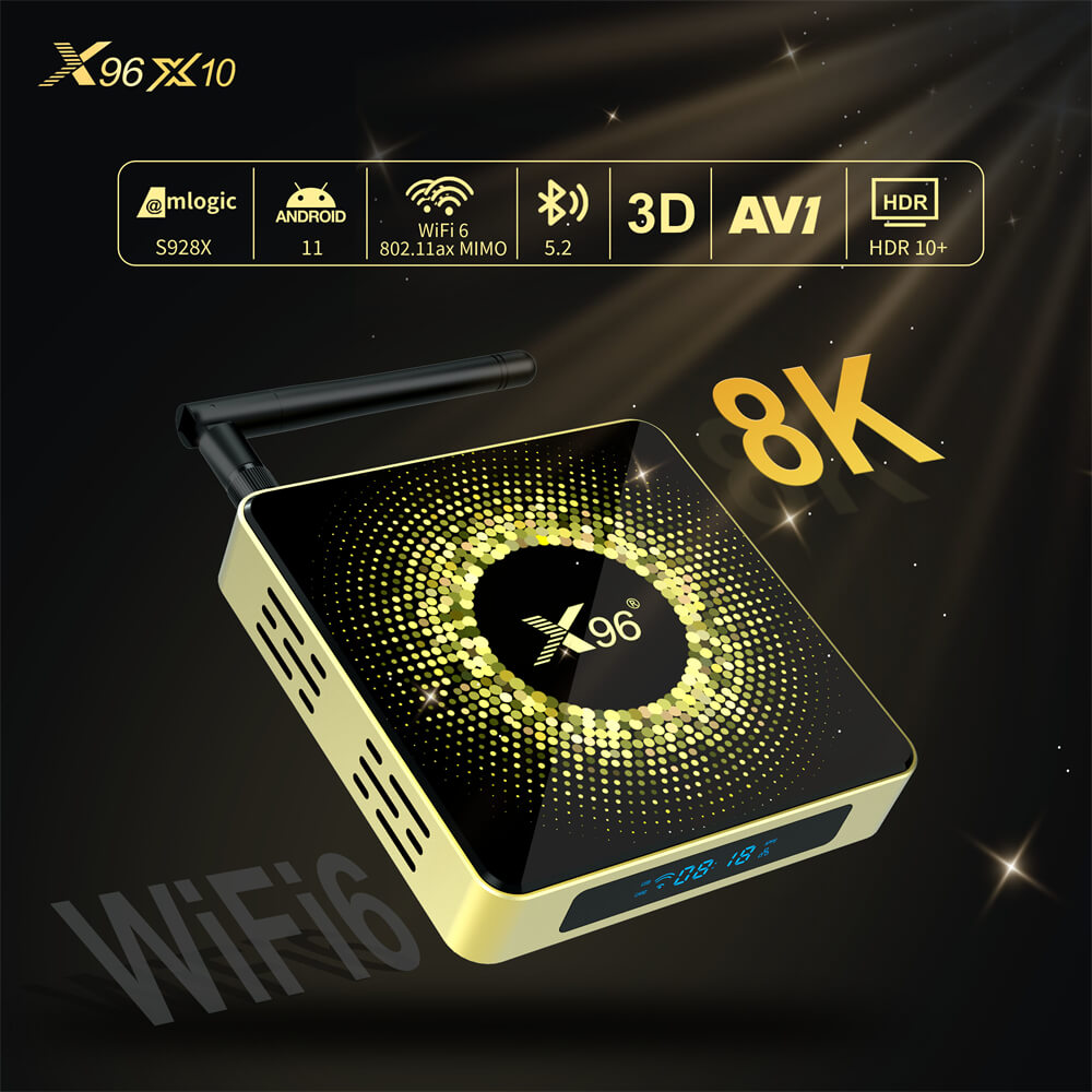 X96 X10 Amlogic S928X android tv box China manufacturer ODM