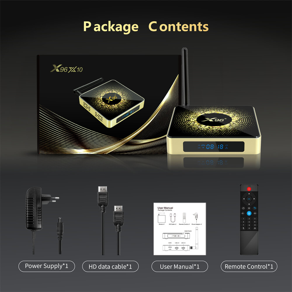 X96 X10 Amlogic S928X android tv box China manufacturer ODM