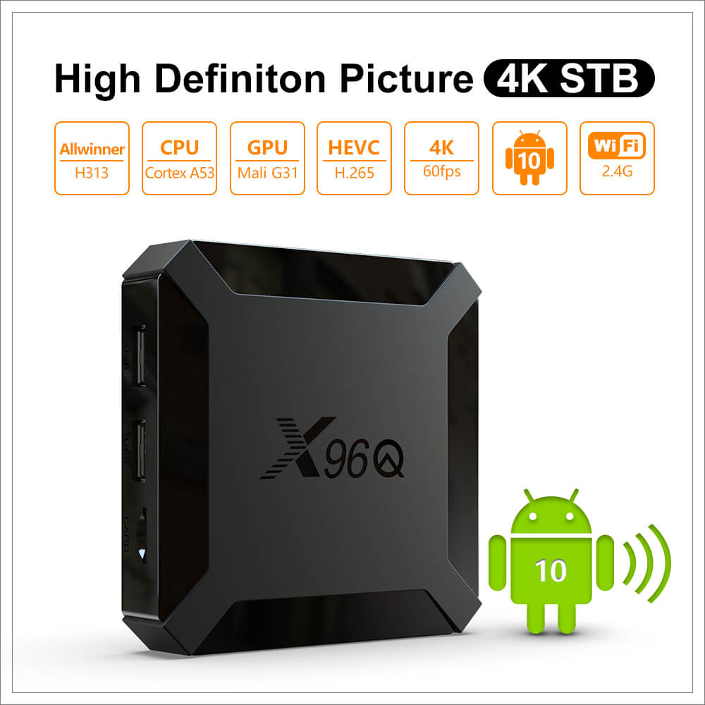 X96Q Allwinner H313 android tv box China manufacturer supplier