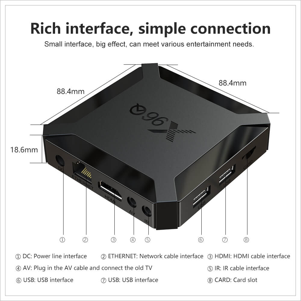 X96Q Allwinner H313 android tv box China manufacturer supplier