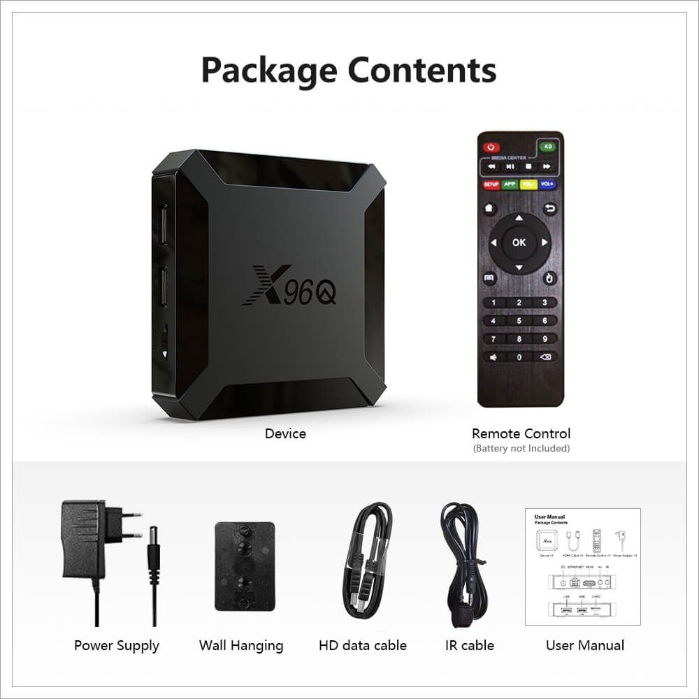 X96Q Allwinner H313 android tv box China manufacturer supplier