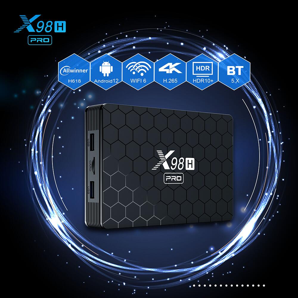 X98H Pro Allwinner H618 player de streaming fabricante da China OEM