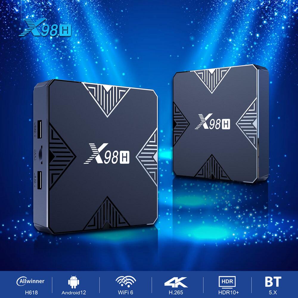 X98H Allwinner H618 smart tv box China manufacturer supplier