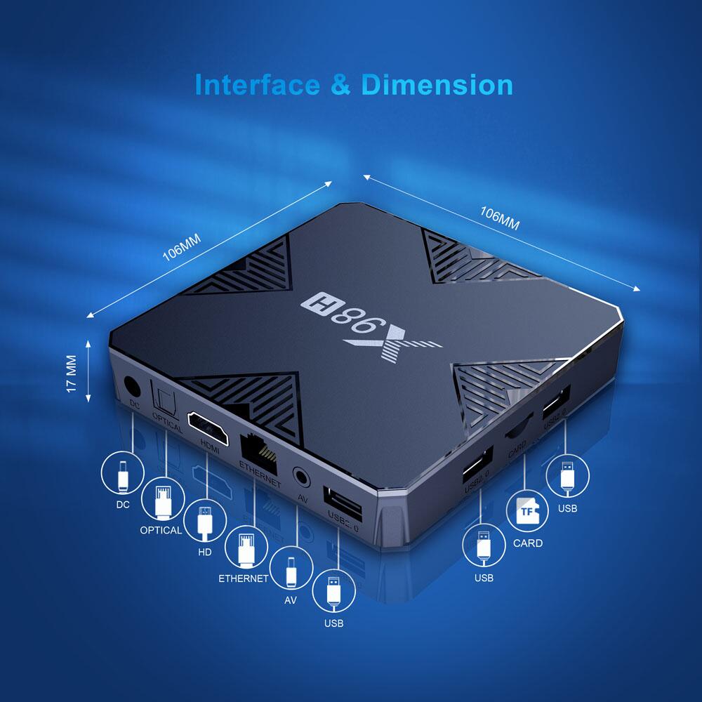 X98H Allwinner H618 smart tv box China manufacturer supplier