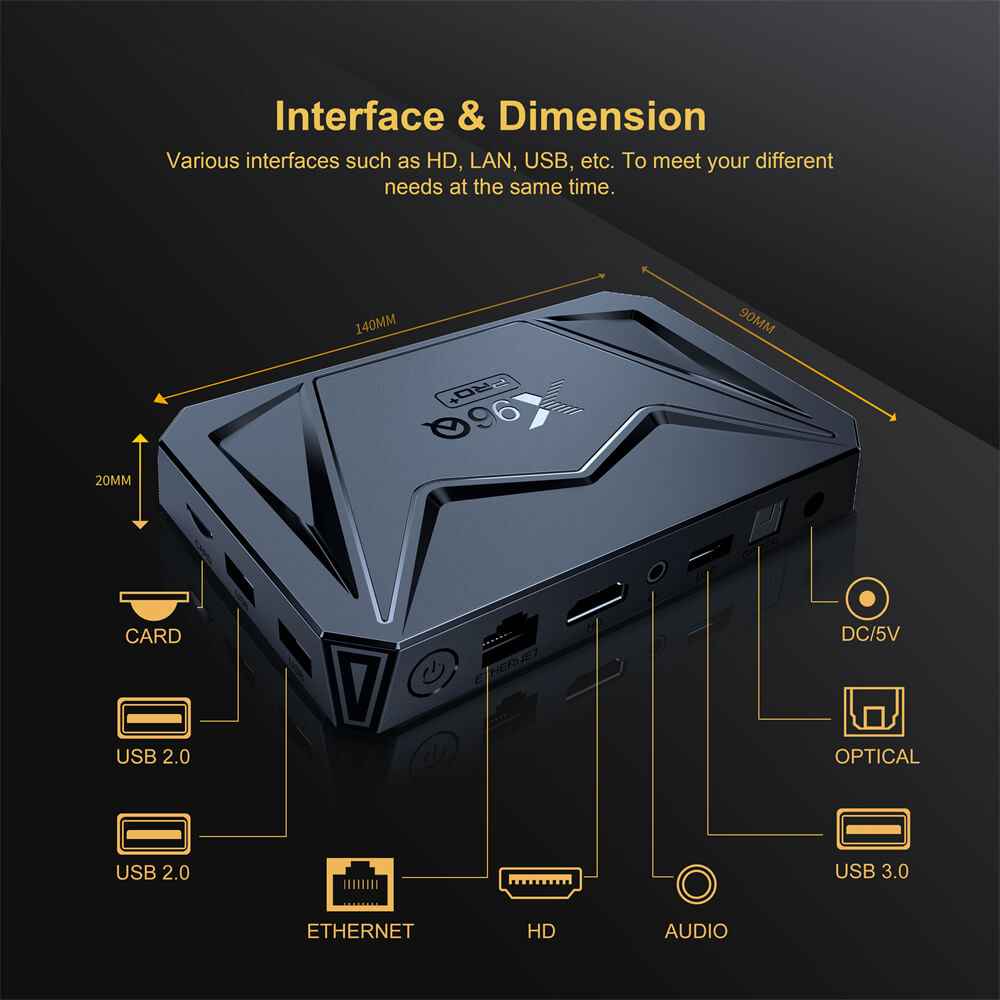 X96Q PRO+ Allwinner H728 android tv box China manufacturer factory