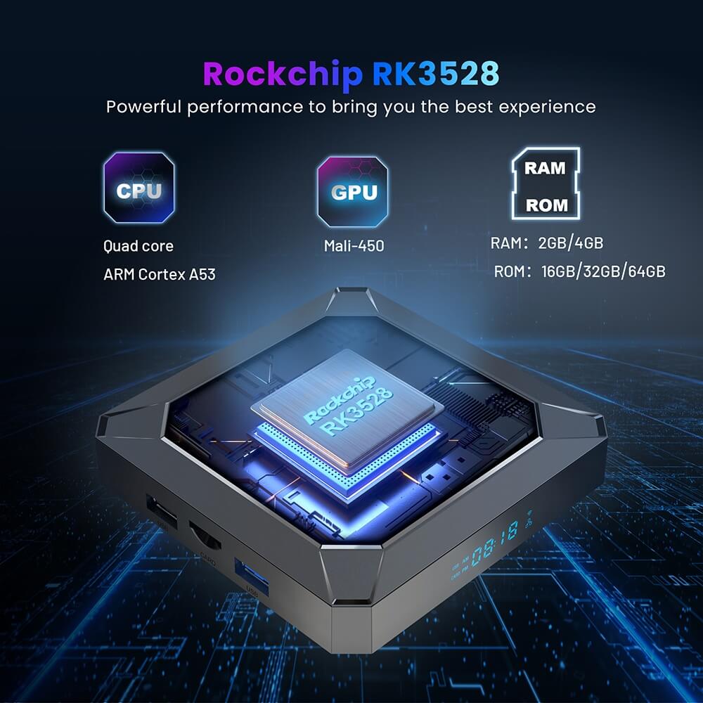 X98K RockChip RK3528 IPTV box China manufacturer OEM